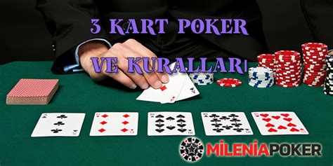 3 kart poker kuralları